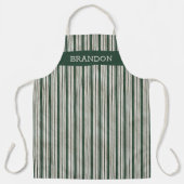 Aangepast  donkergroen eiwit voor papier met linen schort (Voorkant)