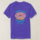 Aangepast Donut Dash Team T-Shirt (Design voorkant)