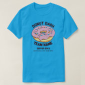 Aangepast Donut Dash Team T-Shirt (Design voorkant)