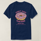 Aangepast Donut Dash Team T-Shirt (Design voorkant)