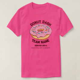 Aangepast Donut Dash Team T-Shirt