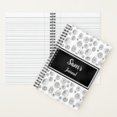 Aangepast Doodle-Swirl Journal Notitieboek (Binnen)