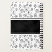 Aangepast Doodle-Swirl Journal Notitieboek (Achterkant)