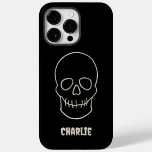 Aangepast door de schedel - zwart en zwart-wit Case-Mate iPhone 14 pro max hoesje