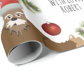 Aangepast door de sneeuw cadeaupapier (Rol Hoek)