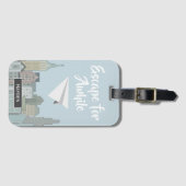 Aangepast door de stad Escape van het citaat van d Bagagelabel (Voorkant (horizontaal))