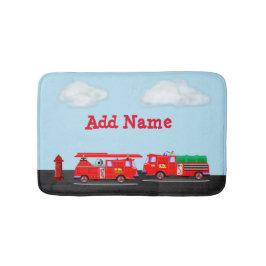 Aangepast door Jouw naam toe te voegen aan Fire Tr Badmat