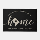 Aangepast door Washington DC Home Town Deurmat (Voorkant)