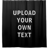 Aangepast douchegordijn Voeg uw foto en/of tekst t (Voorkant)