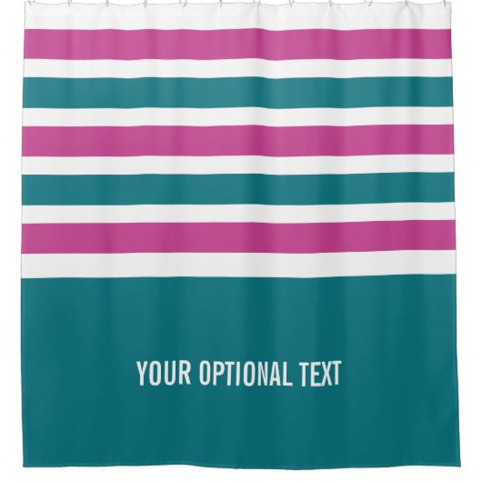 Aangepast douchegordijn voor Stripes Pattern (Voorkant)