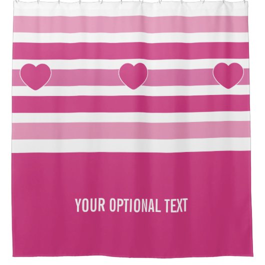 Aangepast douchegordijn voor Stripes Pattern (Voorkant)