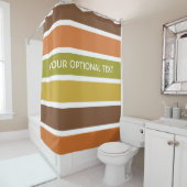 Aangepast douchegordijn voor Stripes Pattern (In situ)
