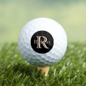 Aangepast Drie gelaagd Monogram met Voornaam Golfballen (Insitu Shirt)