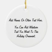 Aangepast drie GIrls, twee Dogs Holiday Ornament (Achterkant)