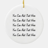 Aangepast drie GIrls, twee Dogs Holiday Ornament 4 (Achterkant)