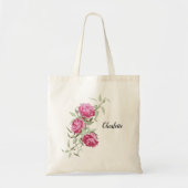 Aangepast drie Rozen Tote Bag (Voorkant)