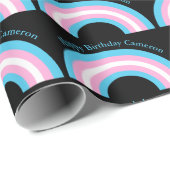 Aangepast driedaags regenboogpatroon cadeaupapier (Rol Hoek)