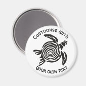 Aangepast drievoudig schildpadontwerp magneet (Voorkant / Achterkant)