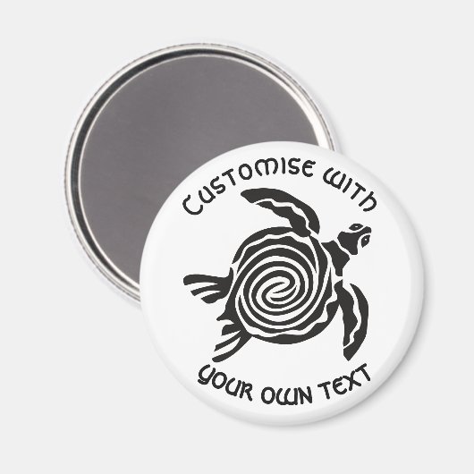 Aangepast drievoudig schildpadontwerp magneet (Voorkant / Achterkant)