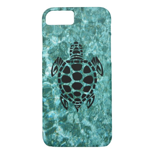 Aangepast drievoudig Zee Turtle Aqua Blue Case-Mate iPhone Case (Achterkant)