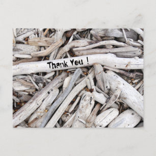 Aangepast driftwood briefkaart
