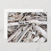 Aangepast driftwood briefkaart (Voorkant / Achterkant)