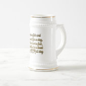 Aangepast Drink Beer Pun Funny Beer Sarcasm Bierpul (Voorkant rechts)