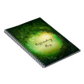 Aangepast droombos & hooglicht notitieboek (Rechterzijde)