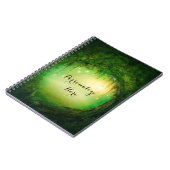 Aangepast droombos & hooglicht notitieboek (Linkerzijde)