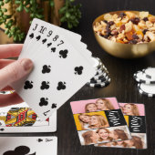 Aangepast dubbel moeder ingesteld jaren script zwa pokerkaarten (Insitu)