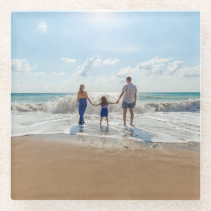 Aangepast, dubbelzijdig aangepast glazen onderzetter