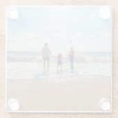 Aangepast, dubbelzijdig aangepast glazen onderzetter (Achterkant)