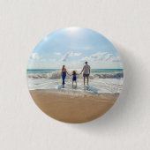 Aangepast, dubbelzijdig aangepast ronde button 3,2 cm (Voorkant)