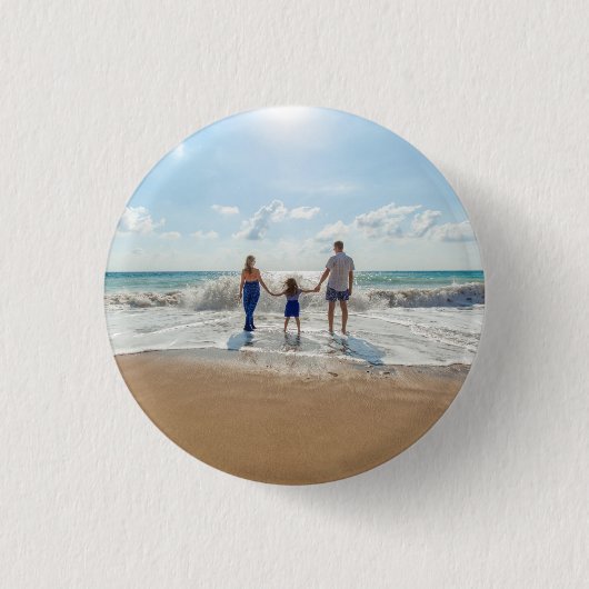 Aangepast, dubbelzijdig aangepast ronde button 3,2 cm (Voorkant)