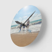 Aangepast, dubbelzijdig aangepast ronde klok (Hoek)