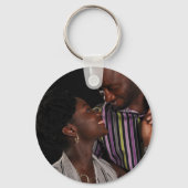 Aangepast dubbelzijdig foto- en tekstfragment sleutelhanger (Achterkant)