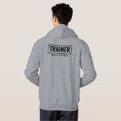 Aangepast dubbelzijdig ontwerp print heren gymscho hoodie (Achterkant volledig)