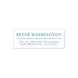 Aangepast, duidelijk, zelfs druknaam & Terugkeerad Zelfinktende Stempel