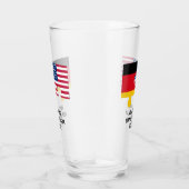Aangepast Duits Amerikaans erfgoed Glas (Rechts)