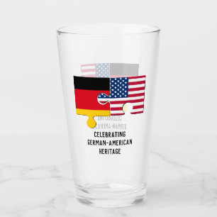Aangepast Duits Amerikaans erfgoed Glas