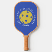 Aangepast Eat Sleep Herhalen Pickleball Paddle (Voorkant)