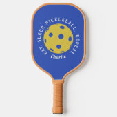 Aangepast Eat Sleep Herhalen Pickleball Paddle (Achterkant)
