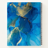 Aangepast eBay Blauwe Waterverf Notitieboek (Achterkant)