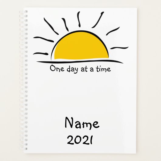 Aangepast één dag tegelijk planner (Voorkant)