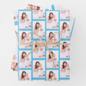 Aangepast één fotopatroon inpakpapier vel (In situ)