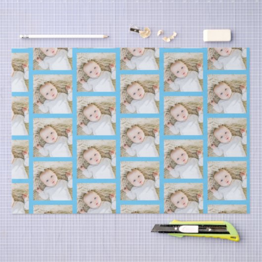 Aangepast één fotopatroon tissuepapier (Craft)