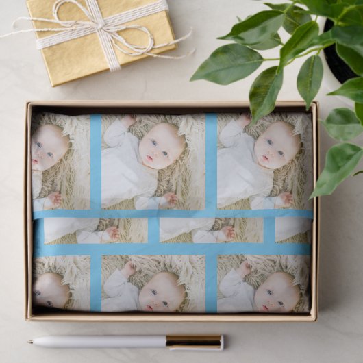 Aangepast één fotopatroon tissuepapier (Geschenk)