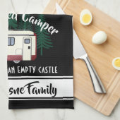 Aangepast "Een gekruist kamp" Theedoek (Quarter Fold)