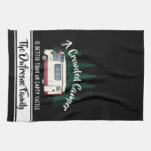 Aangepast "Een gekruist kamp" Theedoek (Horizontaal)