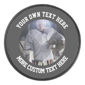 Aangepast één van een soort aangepast hockey puck (Voorkant)